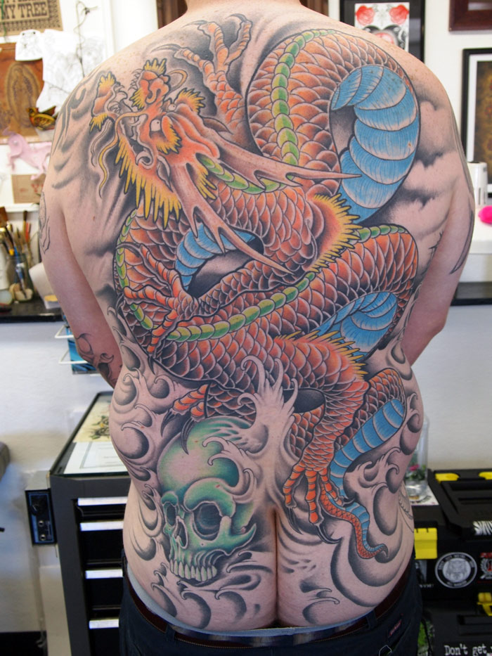 Dragon Full Back Piece | Opie Ortiz